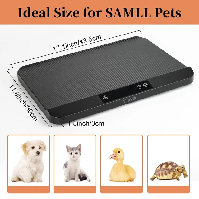 Alt view image 7 of 7 - Digital Pet & Baby Scale with Non-Slip Mat, Up to 88 lb, Black