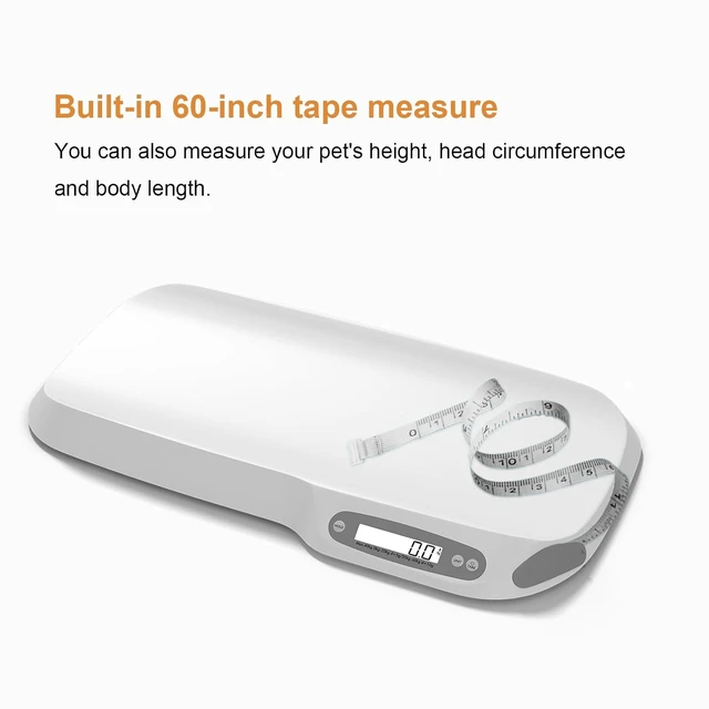 Alt view image 4 of 6 - Digital Pet Scale for Small Dogs & Cats, 40g-88 Lb Measuring Range Suitable for Puppies, Kittens & Adult Animals