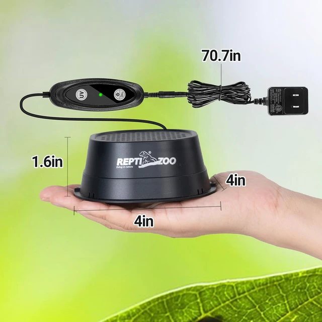 Alt view image 6 of 7 - Dimmable LED UVA UVB Reptile Light Fixture with Adjustable Brightness for Bearded Dragon, Gecko, Lizard, Turtle & Snake, Tropical & Desert Reptiles