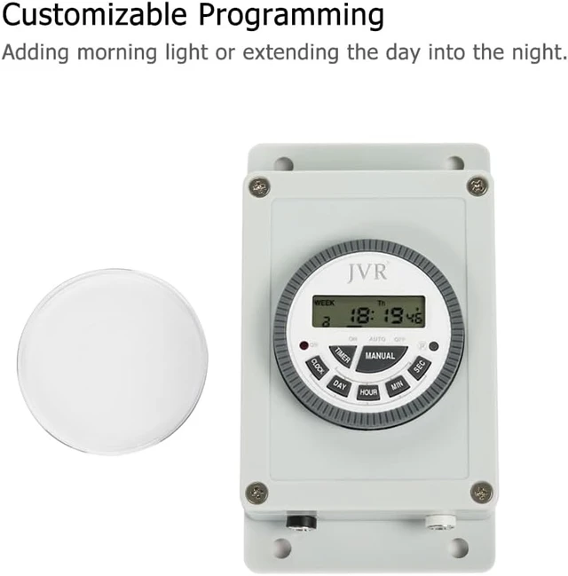Alt view image 2 of 5 - 4000K LED Chicken Coop Light with Timer for Egg-Producing Layer Hens