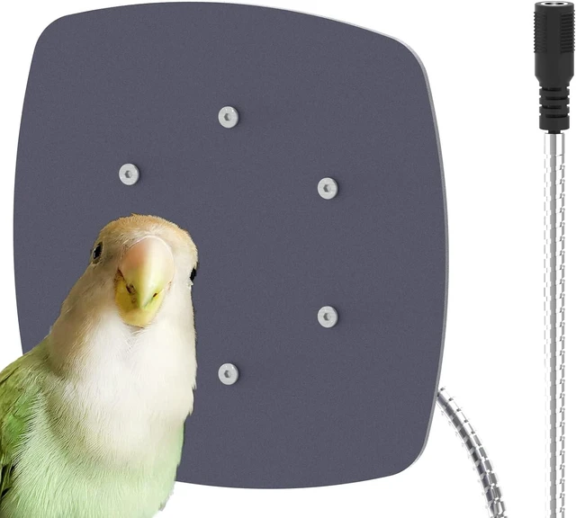 Main image of 12V IP67 Waterproof Bird Warmer with Thermostat Heater for Parakeets & Bird Supplies