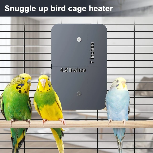 Alt view image 2 of 7 - USB Bird Heater Pad for Parakeets, 4.5" x 7" Indoor Bird Warmer