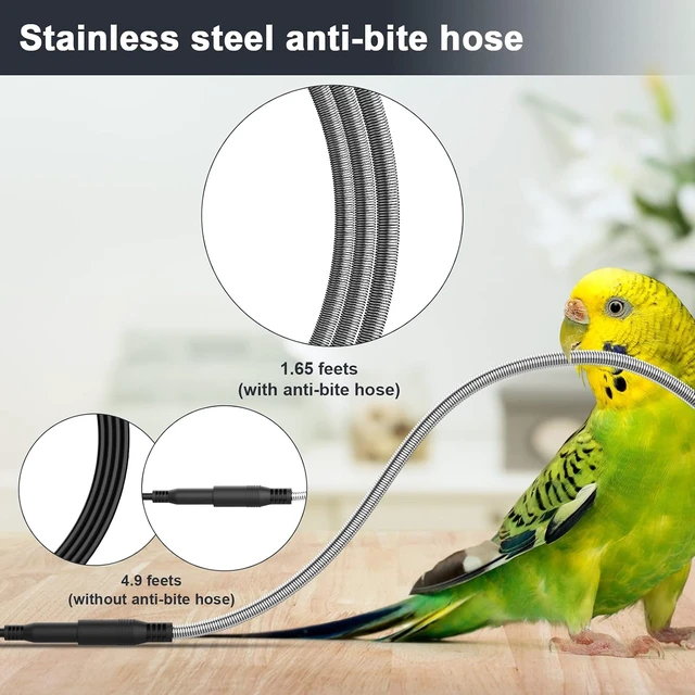 Alt view image 6 of 7 - USB Bird Heater Pad for Parakeets, 4.5" x 7" Indoor Bird Warmer