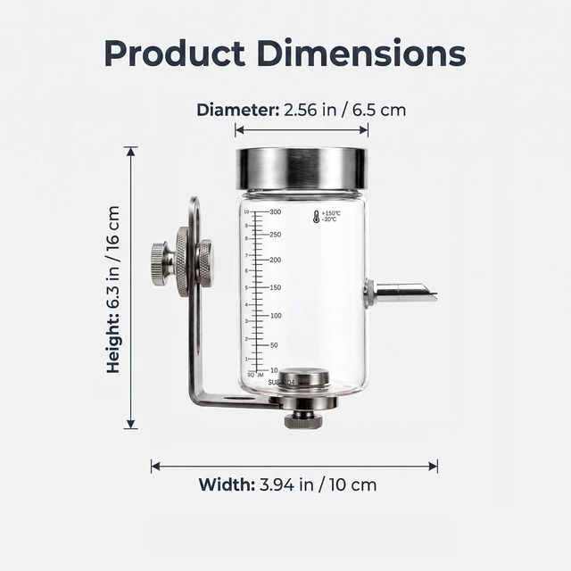 Alt view image 2 of 5 - Leak-Proof No-Drip Glass Water Dispenser Bottle for Parrots