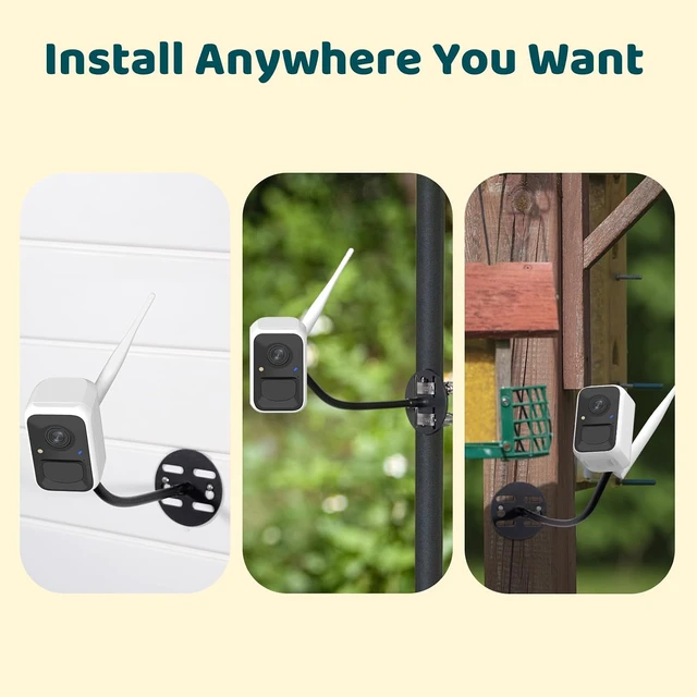 Alt view image 4 of 7 - Birdfy Smart Bird Camera with Adjustable Brackets Ideal for Beginners
