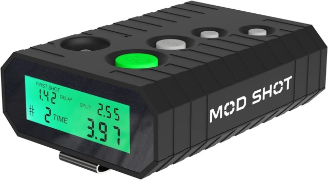 Main image of Ultimate Shot Timer for Steel Challenge, SCSA, USPSA, IPSC, IDPA & 3-Gun Shooting Competitions Includes Belt Clip, Backlit Display & Loud Buzzer