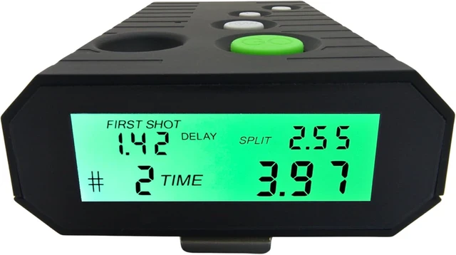 Alt view image 2 of 7 - Ultimate Shot Timer for Steel Challenge, SCSA, USPSA, IPSC, IDPA & 3-Gun Shooting Competitions Includes Belt Clip, Backlit Display & Loud Buzzer