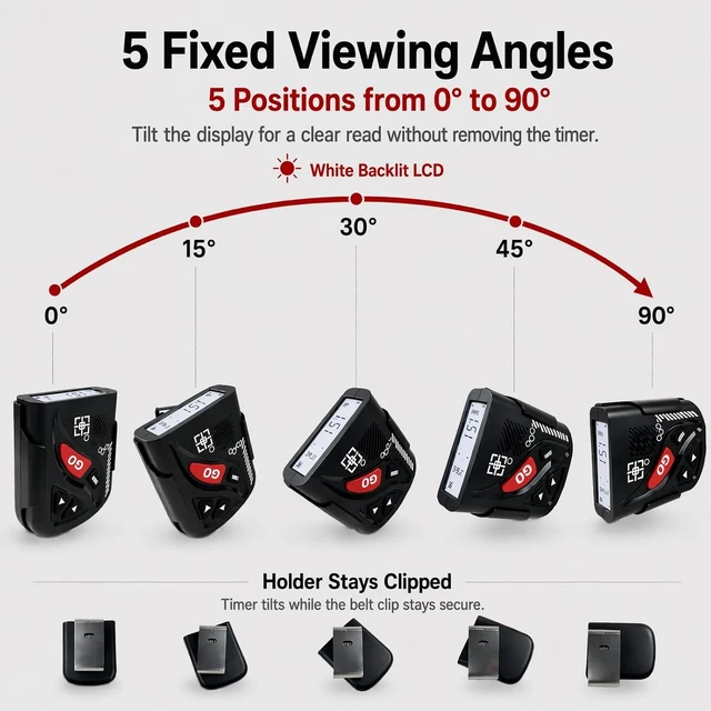 Alt view image 3 of 7 - IPSC Shot Timer for Shooting Training & Range Competition Dry Fire Practice Timer