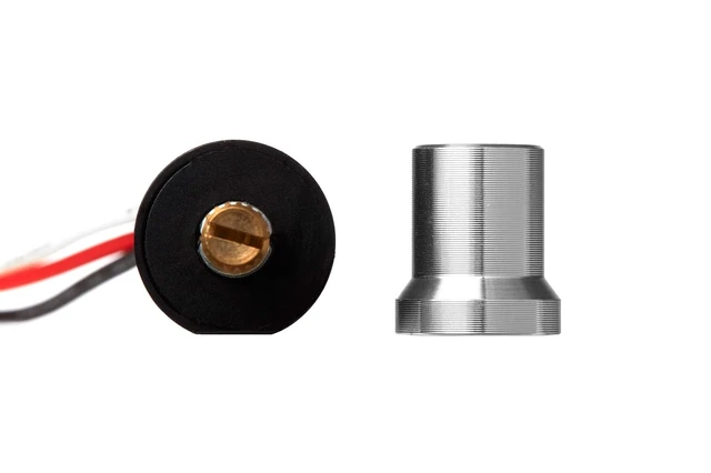 Alt view image 4 of 5 - Mini LED Dimmer Knob with Rotary Switch PWM Dimming for 12-24V LEDs, Fully Waterproof, up to 4.8A/12V or 2.4A/24V, for Automotive, Marine & Under-Cabinet Lights