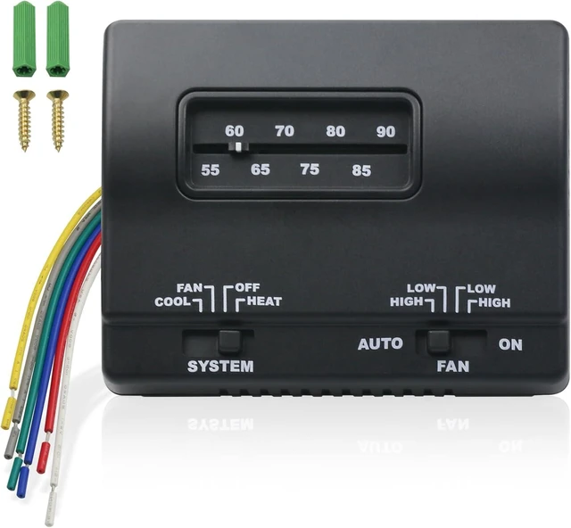 Main image of 7330F3852 Coleman Mach RV Thermostat Single-Stage Heat/Cool Air Conditioner Control, RV Thermostat Replacement