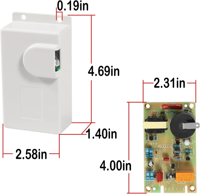 Alt view image 7 of 7 - 520814 Control Circuit Board for Suburban RV Water Heater SW6DE & SW10DE