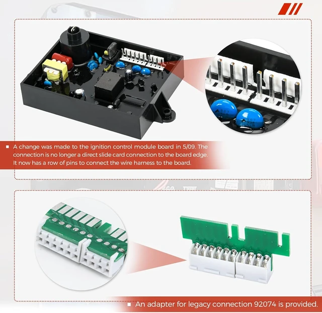 Alt view image 4 of 7 - RV Water Heater Control Circuit Board with Fuse Electric 12VDC Gas, Compatible with Atwood Dometic 91226, 93305, 93851, 91346, 91365, GC10A-4E, GC6AA-10E, GCH6A-10E, GCH10A-4E, WH6GEA XT, WH10GEA