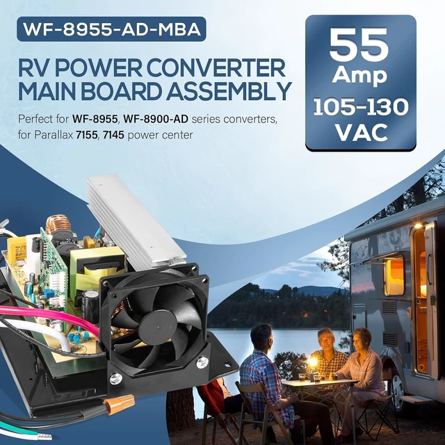 Alt view image 2 of 7 - WF-8955-AD-MBA 55 Amp RV Power Converter for WF-8955 Trailer & Camper, 60Hz