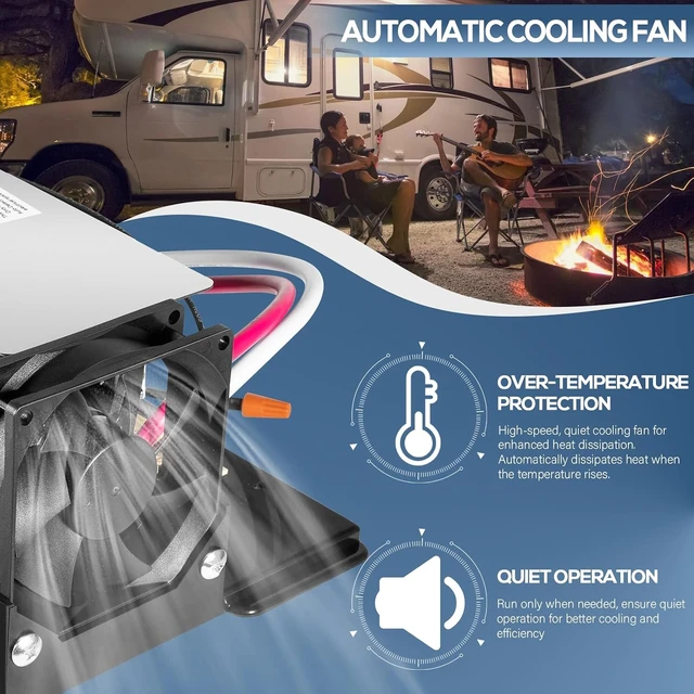 Alt view image 4 of 7 - WF-8955-AD-MBA 55 Amp RV Power Converter for WF-8955 Trailer & Camper, 60Hz