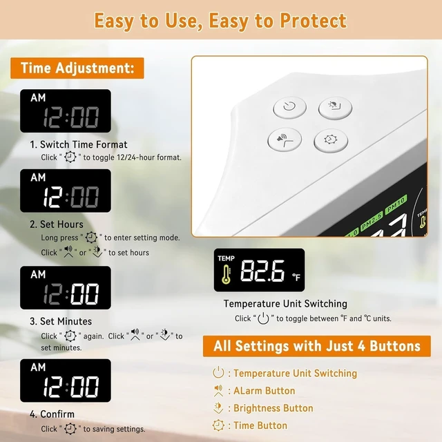 Alt view image 5 of 6 - 16-in-1 Indoor Air Quality Monitor with CO2 Detector & AQI Tester