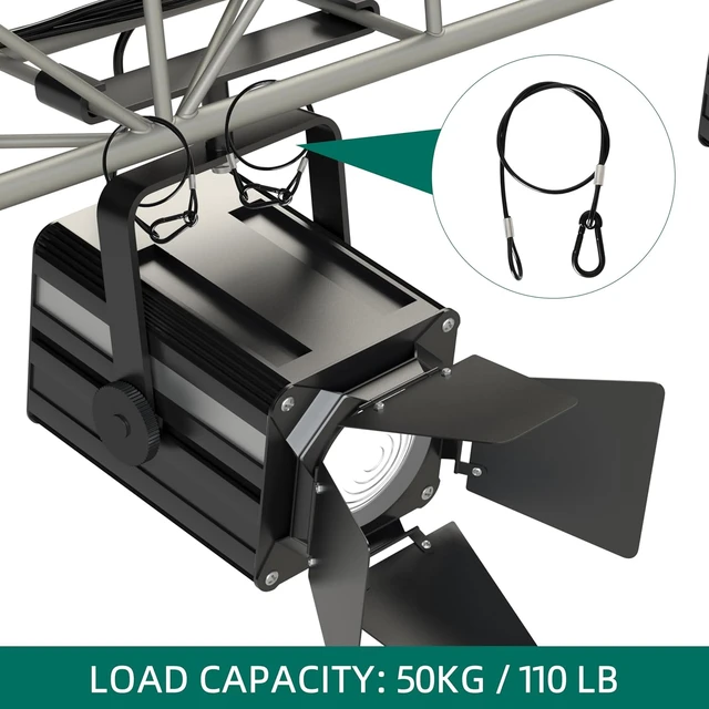 Alt view image 5 of 7 - 20-Pack 25" Safety Cable, 4mm Diameter, 110 lb Load Capacity