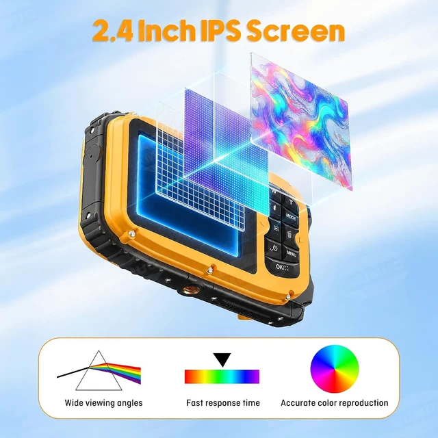 Alt view image 4 of 7 - Floating Waterproof Underwater Camera for Kids with 32GB SD Card
