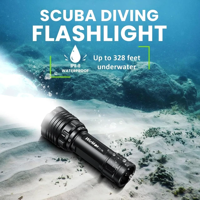 Alt view image 2 of 7 - DL30 Rechargeable Dive Light, 3600 Lumens Scuba Diving Light