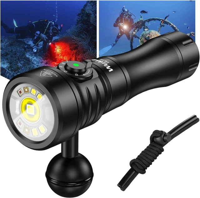 Main image of DL08 Underwater Scuba Diving Video Light with Infinite Dimming