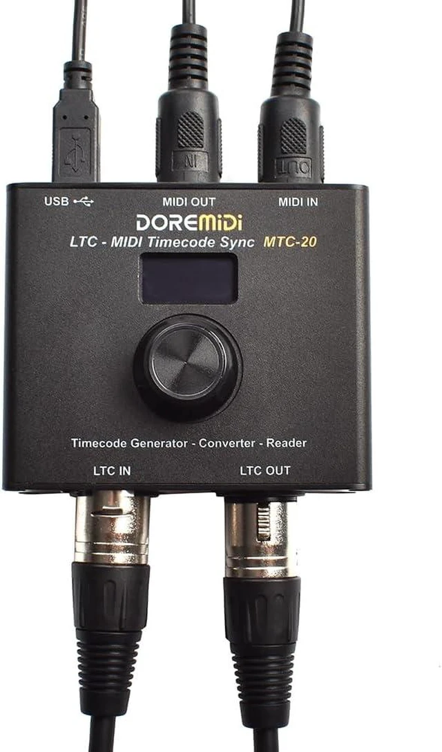 Alt view image 4 of 7 - LTC-MIDI Timecode Sync Device (MTC-20) Synchronize MIDI & SMPTE LTC Timecode