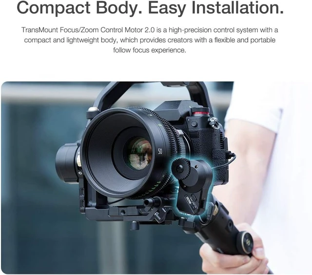 Alt view image 5 of 7 - CMF-06 TransMount Servo Follow Focus/Zoom Controller for Weebill 3S, 3SE, S & Crane 3, 3S, 2S Handheld Gimbals