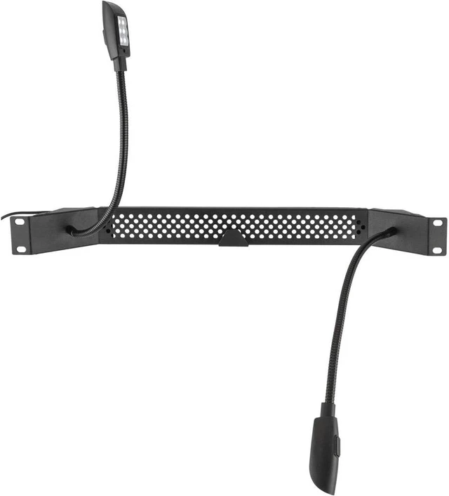 Alt view image 2 of 4 - DLED6-RM Dual 6-LED Gooseneck Rackmount Lights