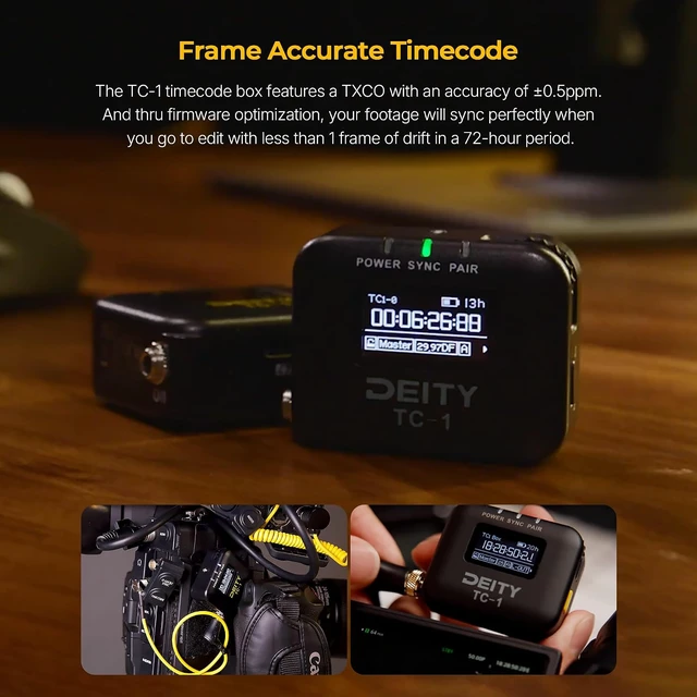 Alt view image 6 of 7 - TC-1 Wireless Timecode Box, 0.5ppm Accuracy, Bluetooth 5.0 & 2.4G Radio