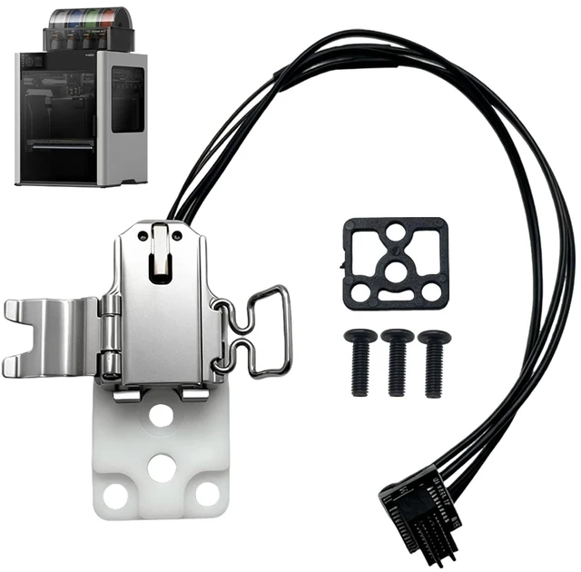 Main image of Bambu Lab H2D Hotend Assembly (Right) Replacement Heater Unit with Thermal Gasket, Clamping Mechanism & M3x10 Screws, Quick-Swap Repair Part
