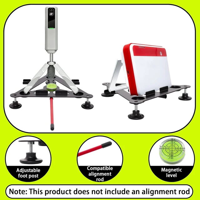 Alt view image 5 of 7 - Metal Alignment & Leveling Stand for MLM2Pro & Mevo+ Golf Launch Monitor Accessory, Ideal Golf Gift (Leveling Stand Only)