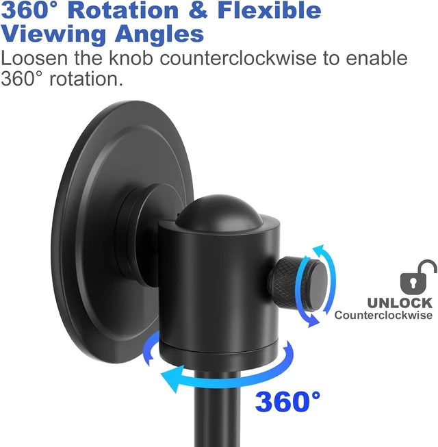 Alt view image 5 of 7 - 4.7-18.5" Magnetic Portable Travel Monitor Stand for Desk Screens