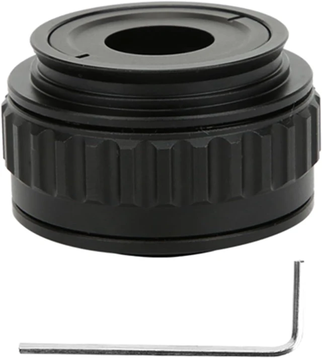 Alt view image 3 of 7 - 0.35X CTV Camera Lens Adapter Mount for Trinocular Stereo Microscope Interface