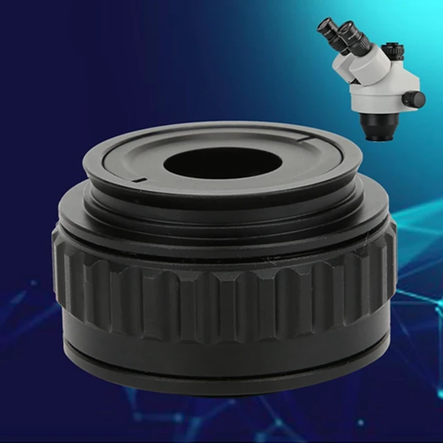 Alt view image 6 of 7 - 0.35X CTV Camera Lens Adapter Mount for Trinocular Stereo Microscope Interface