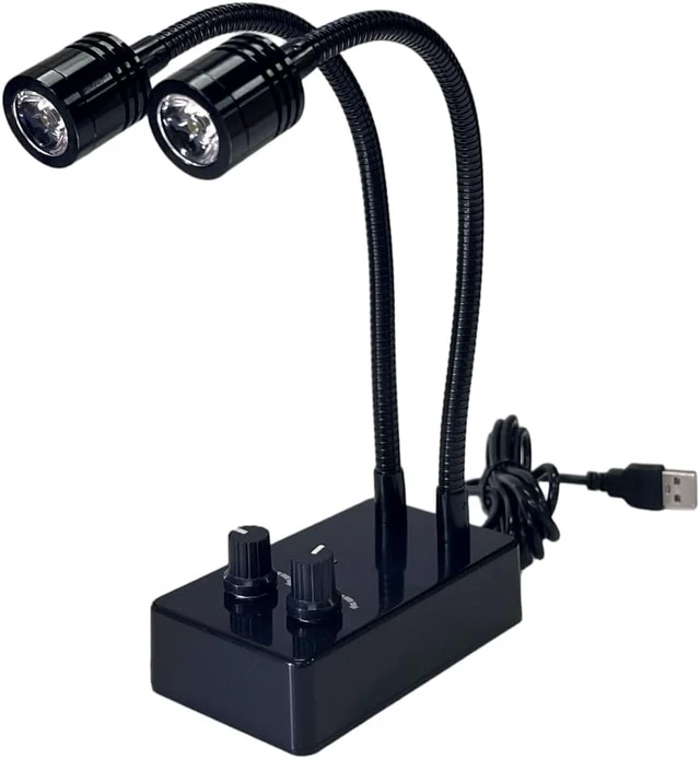 Alt view image 4 of 7 - USB Dual Gooseneck Microscope Light for PCB Repair & Soldering Lab