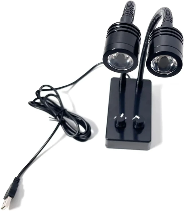 Alt view image 7 of 7 - USB Dual Gooseneck Microscope Light for PCB Repair & Soldering Lab