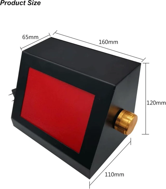 Alt view image 3 of 7 - Adjustable Dimmable LED Darkroom Red Light for X-Ray Film Wall-Mount or Desktop Lamp for Film Processing