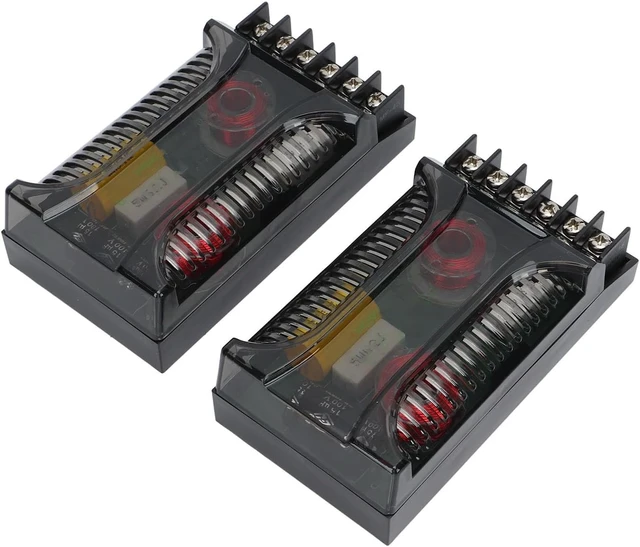 Alt view image 7 of 7 - 2-Pcs 2-Way Car Audio Passive Crossover Overcurrent Universal Heat Dissipation Speaker Frequency Divider