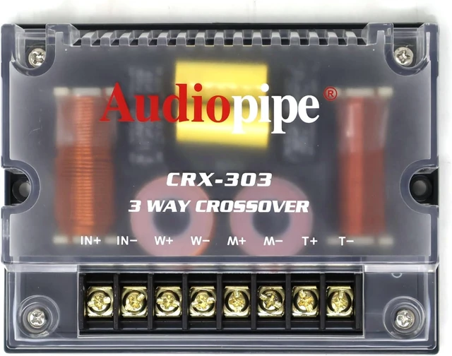 Alt view image 3 of 6 - CRX-303 3-Way 4-Ohm Passive Car Audio Tweeter Crossover, 300 Watts (2 Pack)