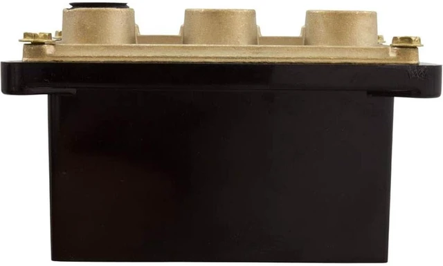 Alt view image 7 of 7 - Light Junction Box with (3) 1/2" Ports & Brass Base