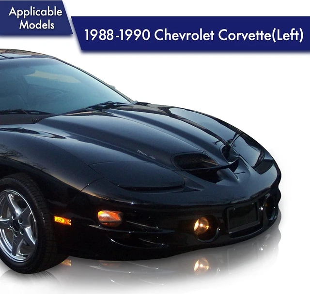 Alt view image 5 of 7 - Headlight Headlamp Motor Front Left Driver Side for Chevrolet Corvette 1988-1990 (2-Wire Connector Only)
