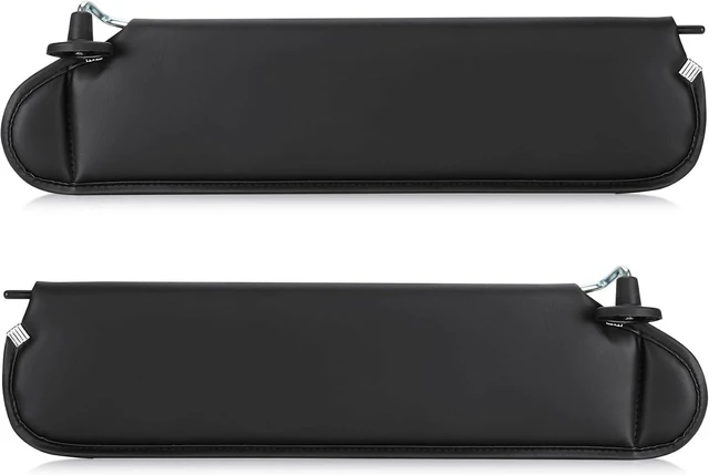 Main image of Driver & Passenger Sun Visor for Jeep Wrangler TJ 1997-2002, Black