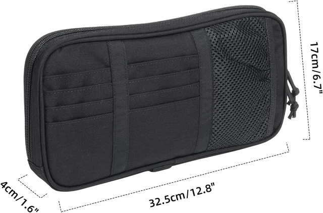 Alt view image 3 of 7 - Car Sun Visor Organizer Storage Pouch