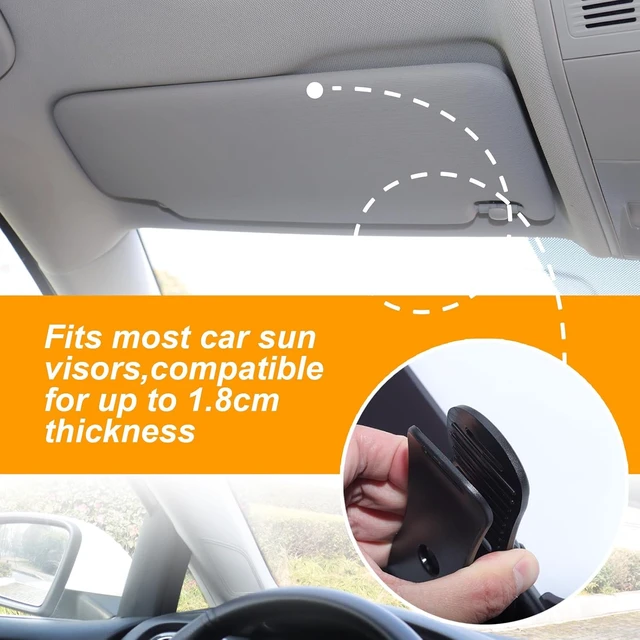 Alt view image 4 of 7 - Polarized Sun Visor Extender for Car Clip-On Sun Blocker Extension, Anti-Glare for Safe Driving (M, Day and Night)
