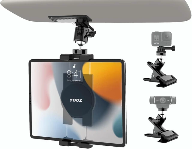 Main image of Car/Truck Sun Visor Tablet Mount Holder Clip