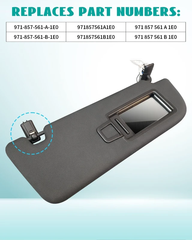 Alt view image 4 of 6 - Clip-On Sun Visor Holder