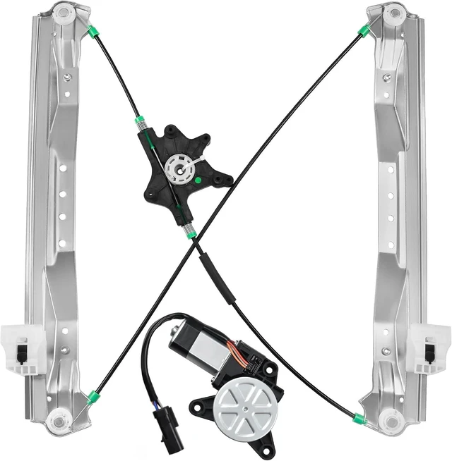 Main image of Front Driver Side Power Window Regulator with Motor (6 Pins) Fits 2008-2016 Town & Country, 2008-2020 Dodge Grand Caravan, 2012-2015 Ram C/V, 748-508