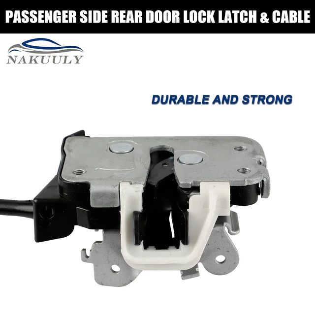 Alt view image 6 of 6 - Right Rear Door Lock Latch & Cable for 1999-2007 F250/F350/F450 Super Duty