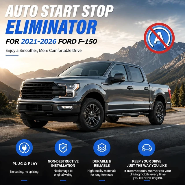 Alt view image 2 of 6 - Auto Start Stop Eliminator for 2021-2026 Ford F150 Automatic Engine Stop Disable Memory Module, US & Canada Models Only, Not Compatible with PowerBoost Hybrid