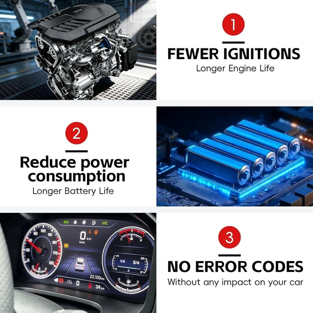 Alt view image 3 of 5 - Auto Start Stop Eliminator for Hyundai Santa Fe 2021-2023 Autostop A-Off Disabler/Canceller Device, Easy-Install Plug & Play