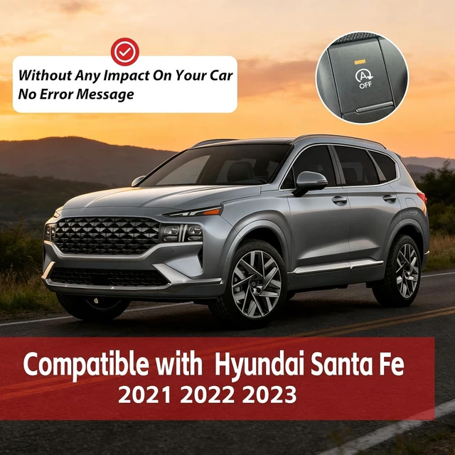 Alt view image 4 of 5 - Auto Start Stop Eliminator for Hyundai Santa Fe 2021-2023 Autostop A-Off Disabler/Canceller Device, Easy-Install Plug & Play