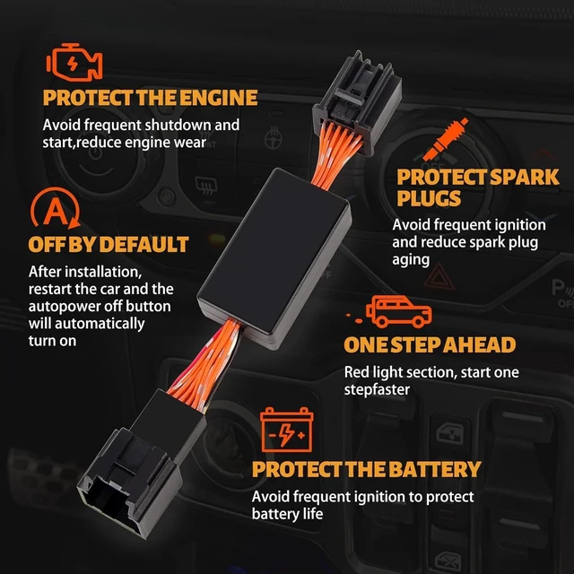 Alt view image 5 of 7 - MAIKER Auto Start Stop Eliminator Compatible with Wrangler JL JLU 20182024